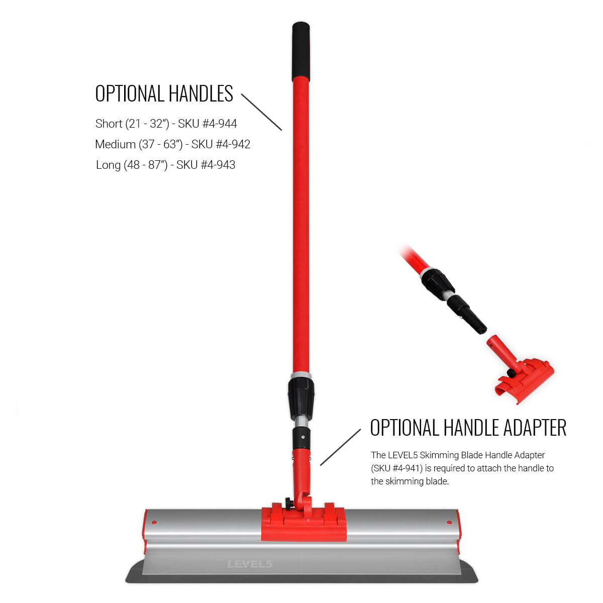 LEVEL5 24Inch Drywall Skimming Blade 4924
