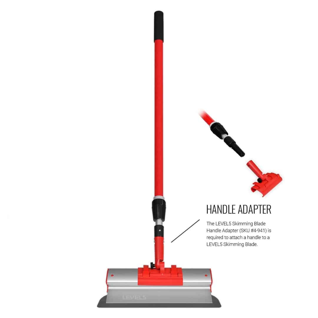 LEVEL5 MediumLength Extendable Skimming Blade Handle 4942
