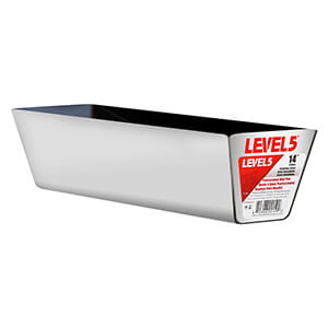 LEVEL5 14-Inch Stainless Steel Drywall Mud Pan | 5-334
