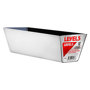LEVEL5 12-Inch Stainless Steel Drywall Mud Pan | 5-332