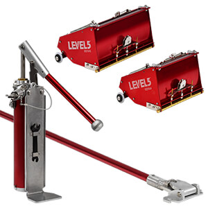 LEVEL5 MEGA Drywall Flat Box Set - 7/10" Boxes + Handle - 4-614