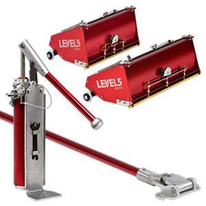 LEVEL5 Pro Mega Drywall Flat Box Set + Handle & Pump | 4-628