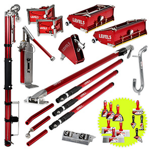 LEVEL5 Drywall Taping Set | 10/12 Inch Boxes | 4-621