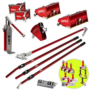 L5 Drywall Finish Set | 10/12-Inch Flat Boxes & Handles | 4-626