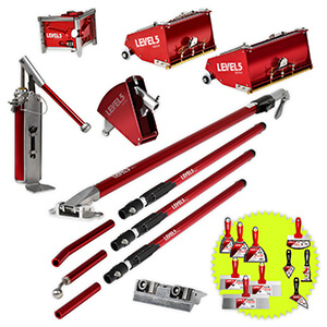 LEVEL5 Finishing Set | 7/10-Inch MEGA Boxes & Ext. Handle | 4-613