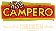 Logo. Pollo Campero. Flavorful Chicken Meals.