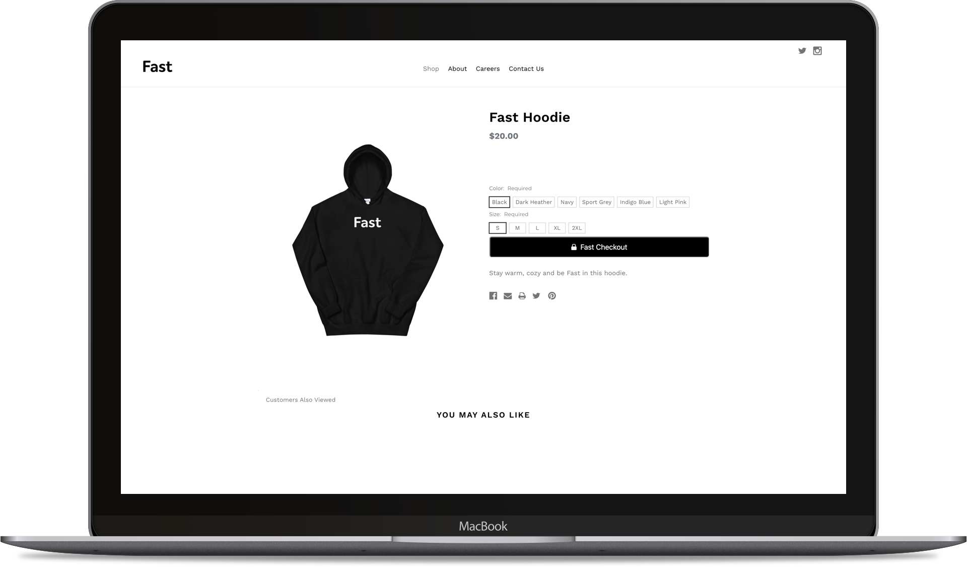 Fast Checkout desktop button