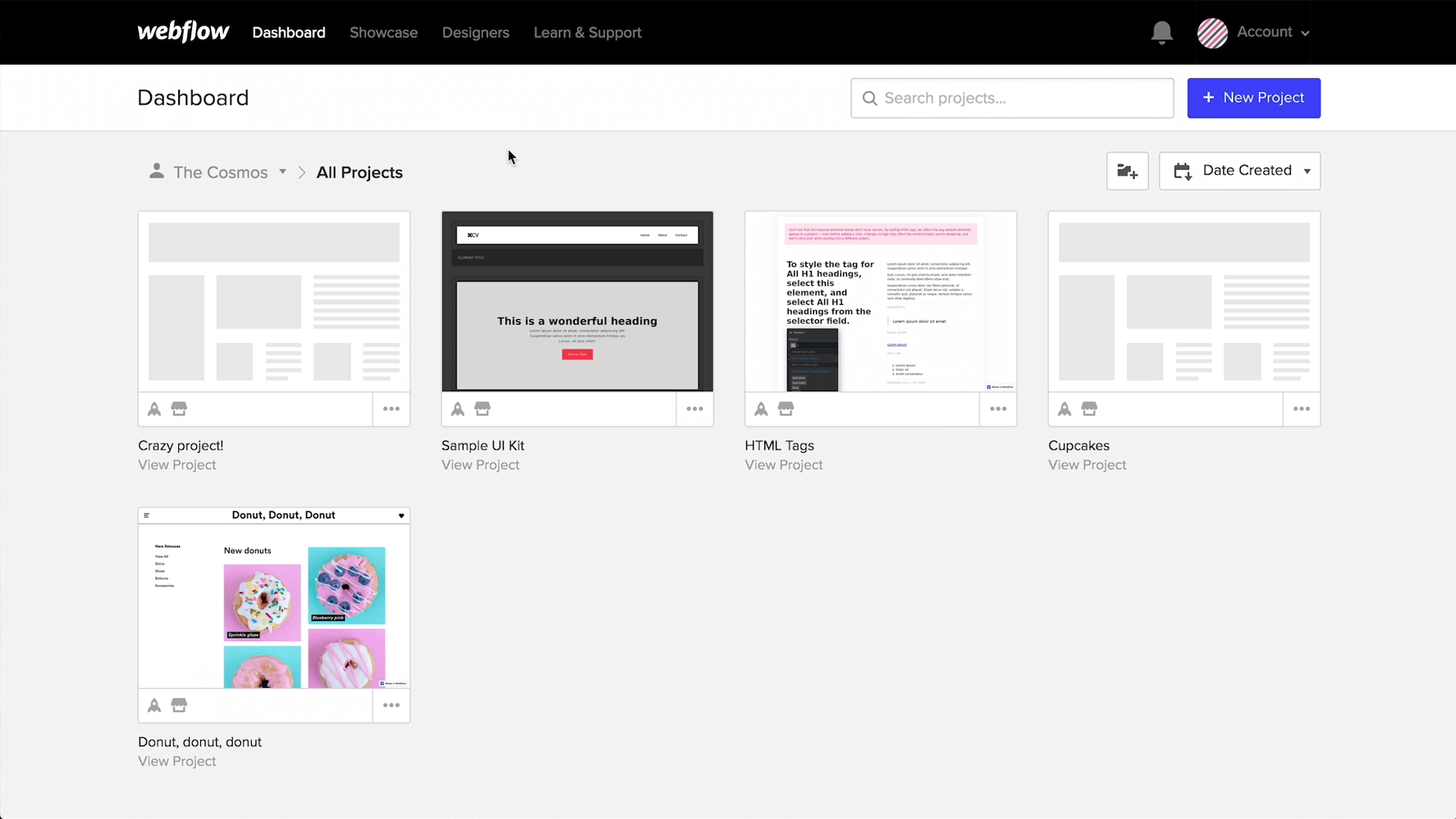 Meet the Webflow dashboard!