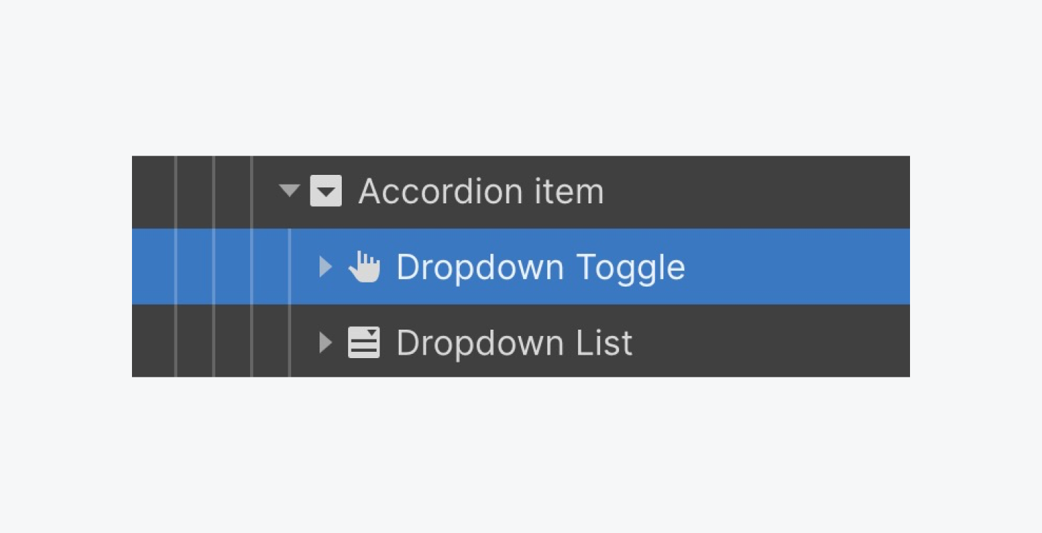 Create a custom accordion flow University