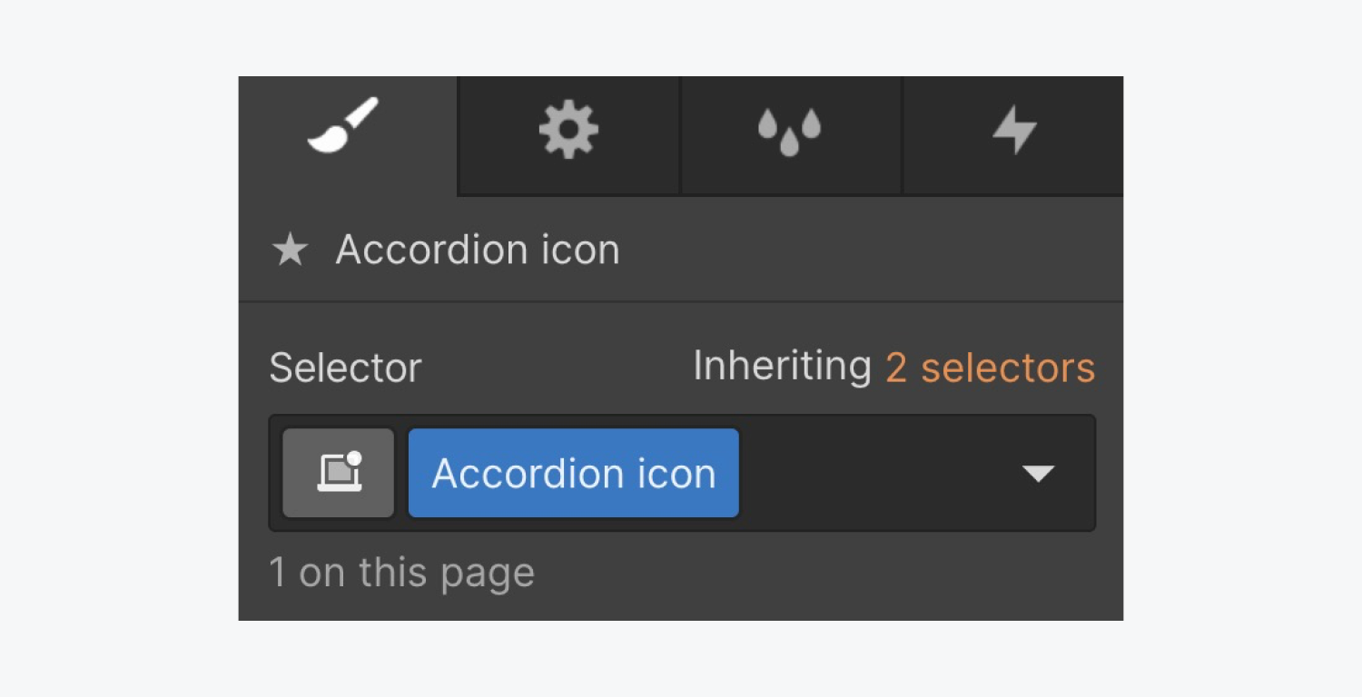 Create a custom accordion flow University
