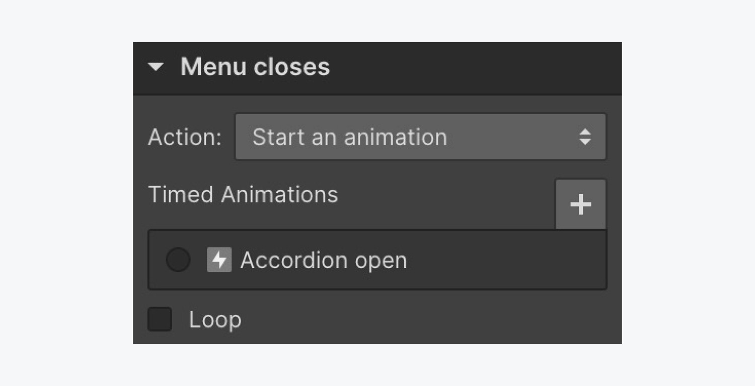 Create a custom accordion flow University
