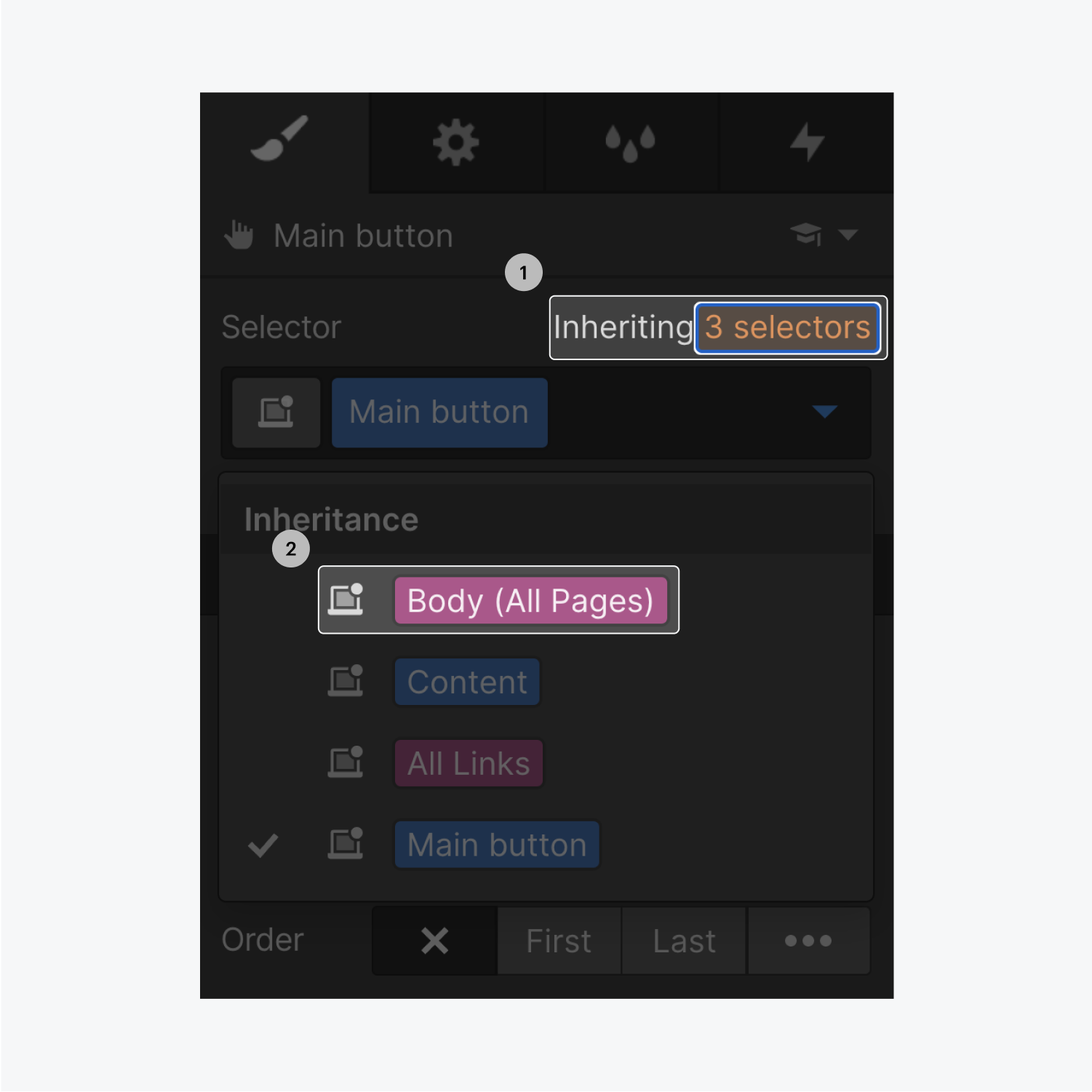 Button flow University