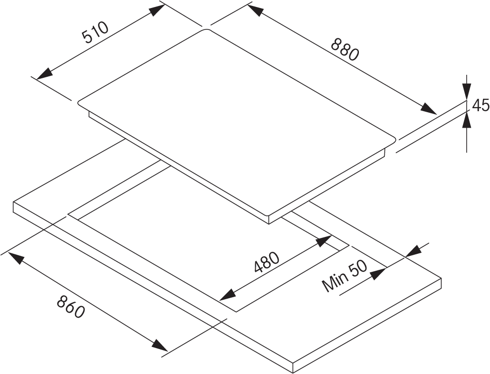 FRG905S1 90cm Gas Cooktop Franke Australia