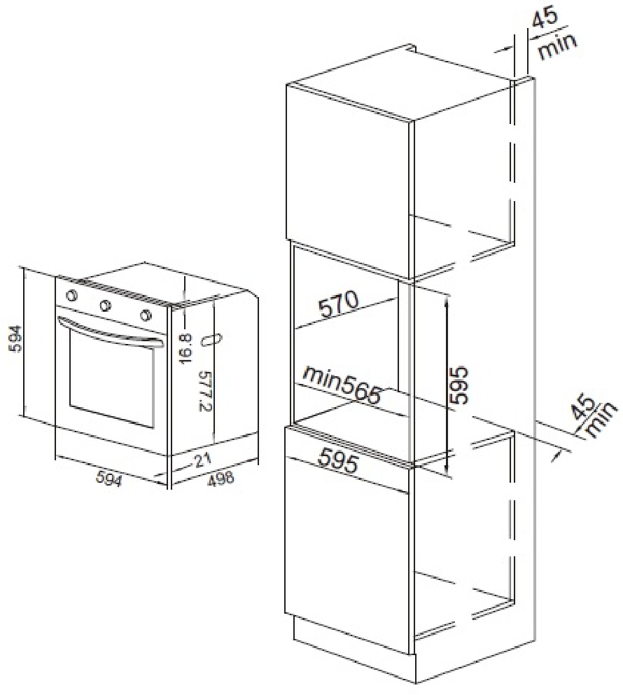 FCE60P16B2 60cm Pyrolytic Oven Franke Australia