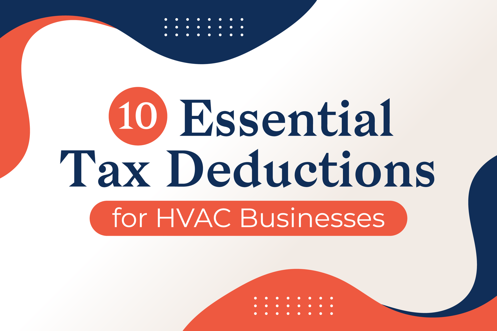 Top 10 Tax Deductions for HVAC Decimal