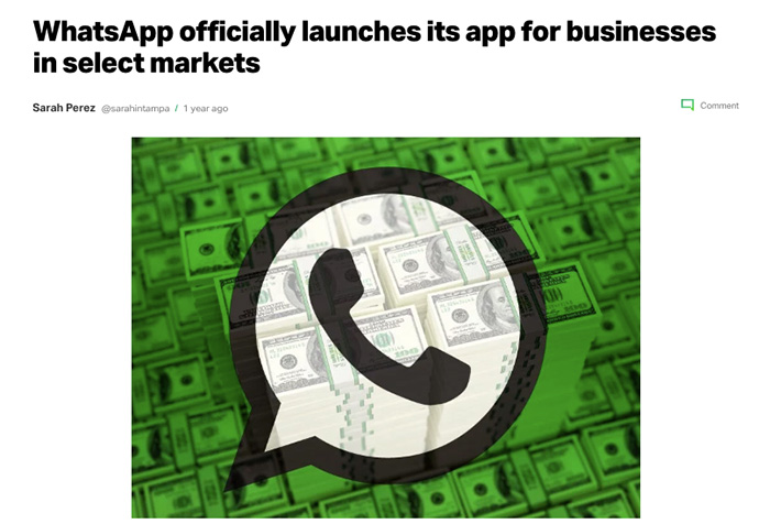 whatsapp-business-feature-release-techcrunch