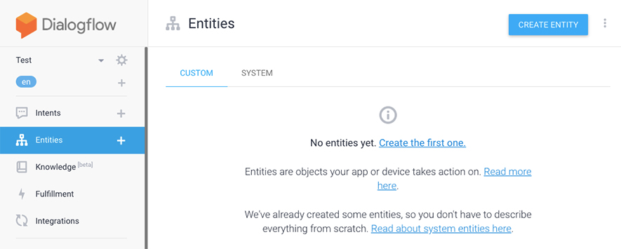 create-custom-entity-for-chatbot-using-dialogflow