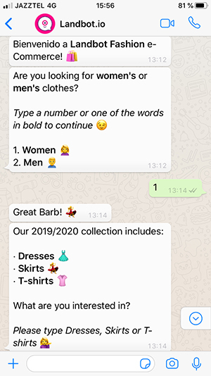 landbot-product-recommendation-chatbot-format