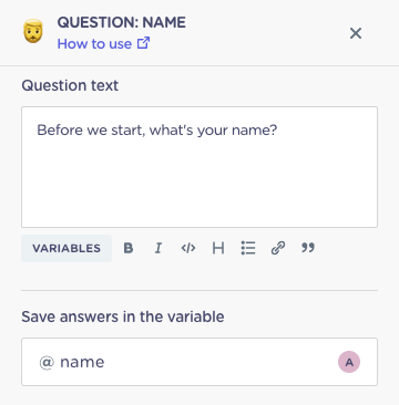 optimize name block