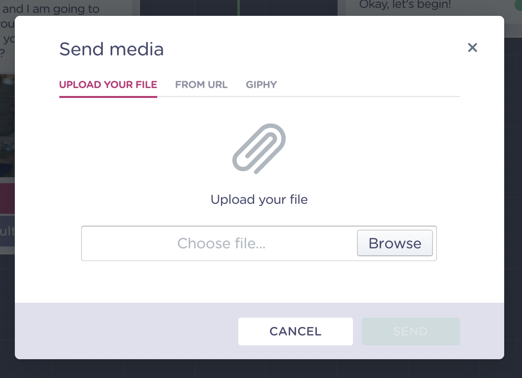 upload images to picture choice