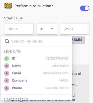 perform a calculation