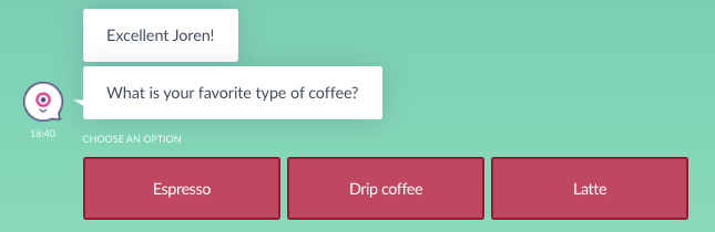 quiz bot button choice