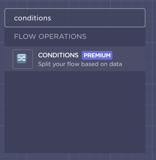 conditional logic block landbot