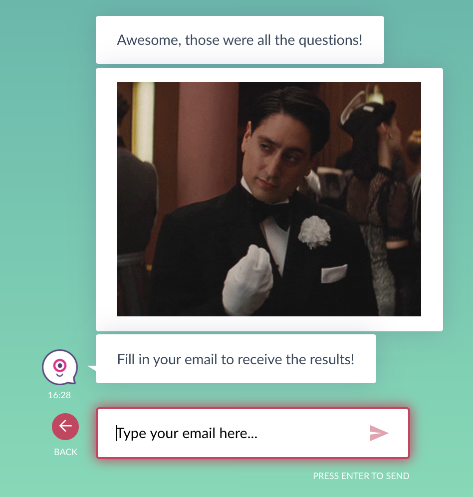 ask for email forntend