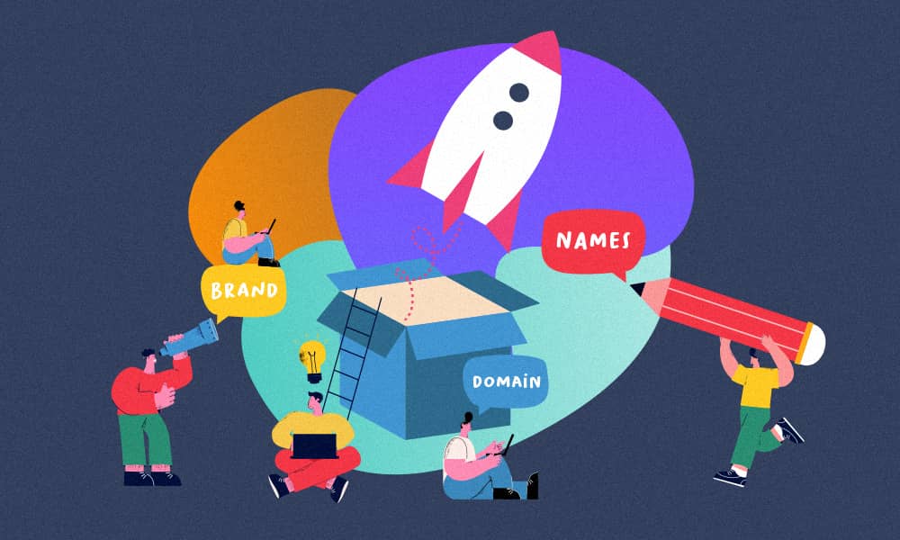 Leveraging social media with brandable domain names