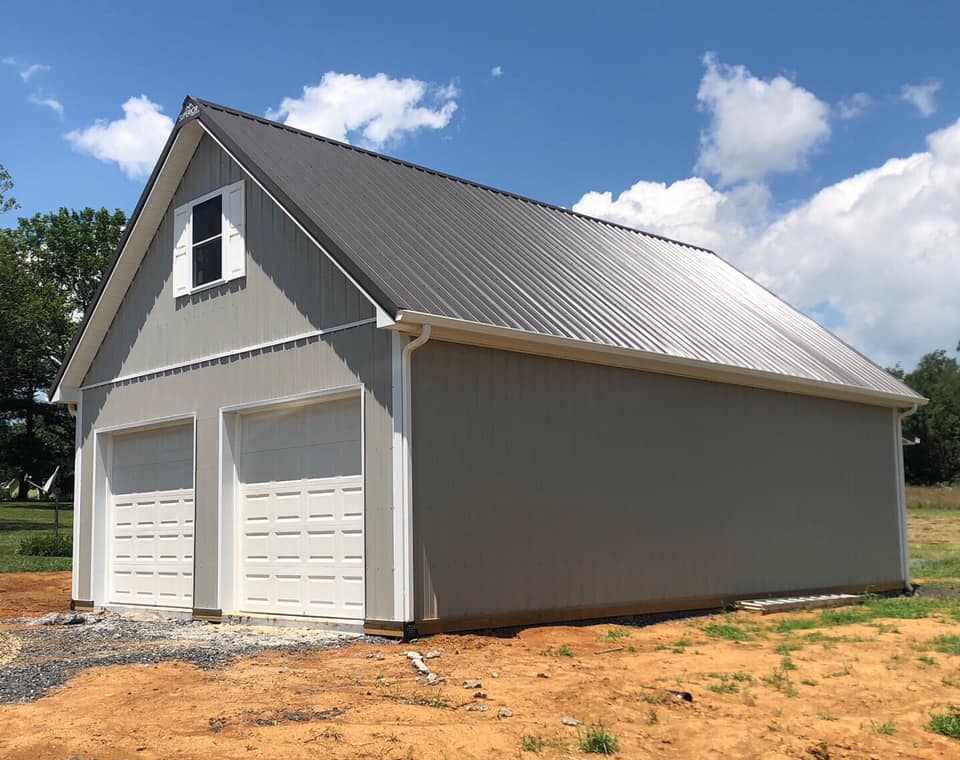 24x36x10 Garage with 2nd Floor in Waynesboro, VA (RTC19034) Superior