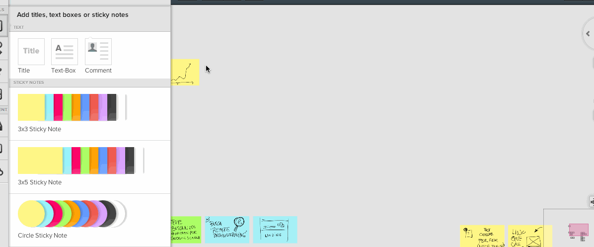 drawing on stickies gif