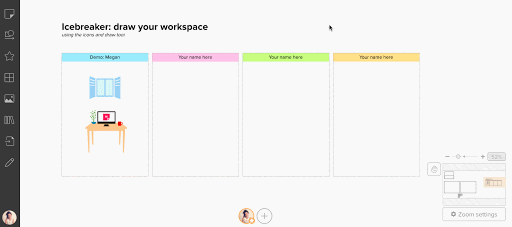 Saving a group of elements in a user's content library
