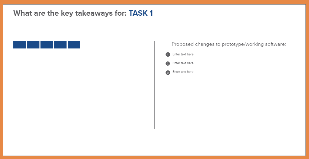 Screenshot of Emerson's Key Takeaways template