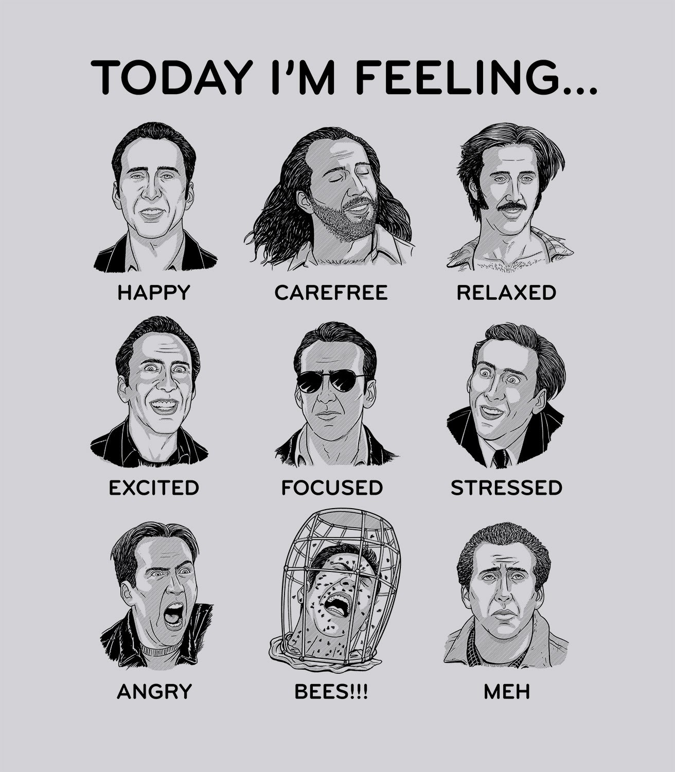 Which Nic Cage are you? Today I'm feeling....