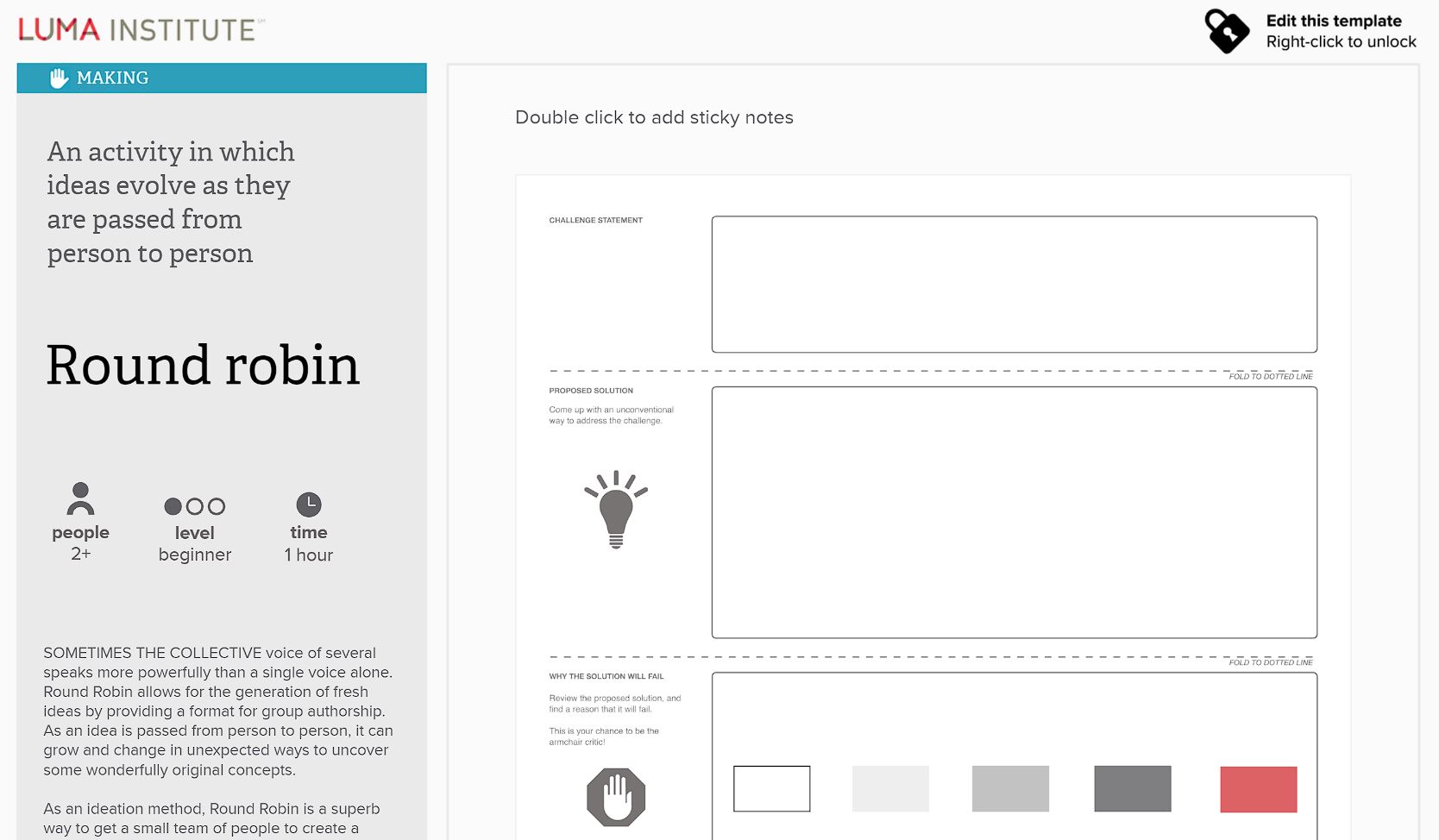 Round Robin Template Mural