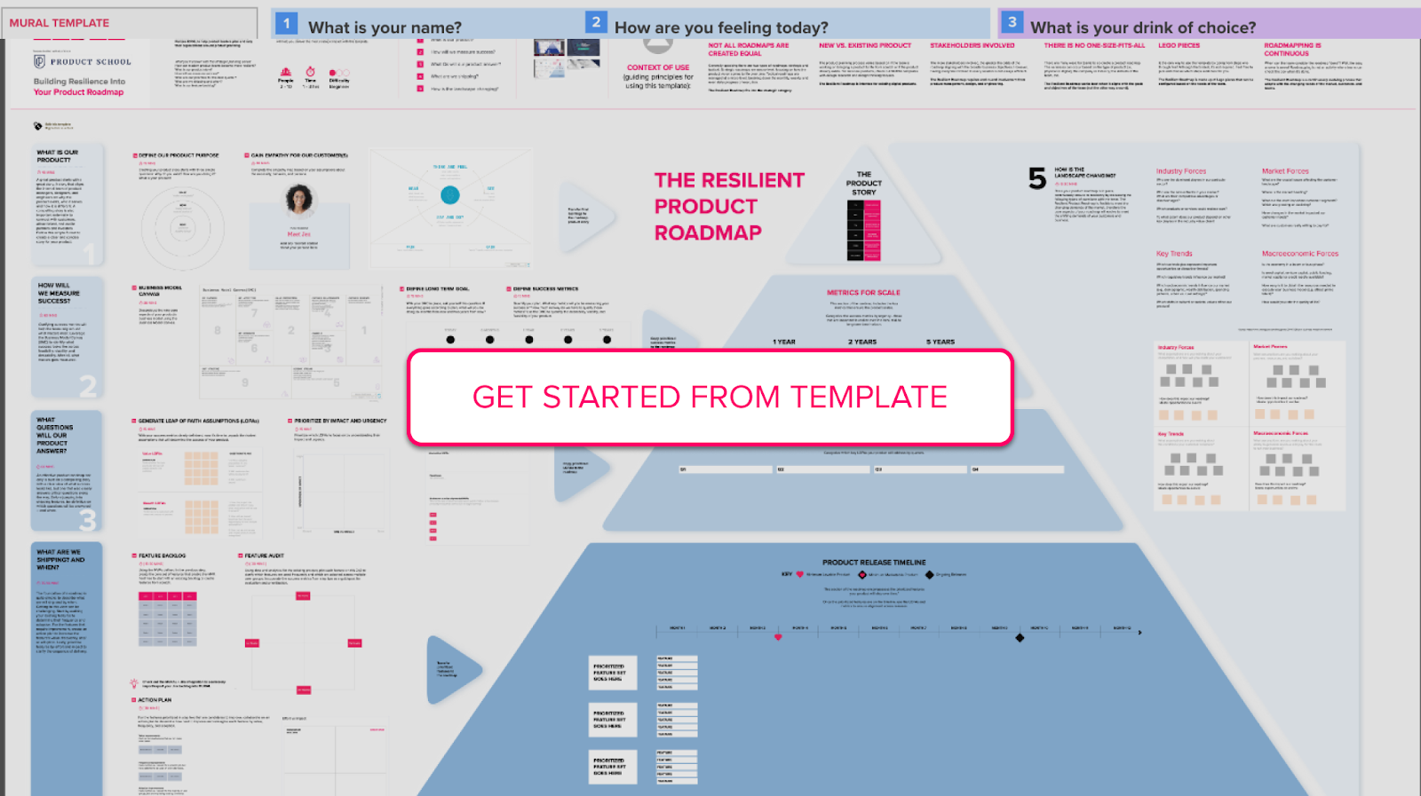 Resilient Product Roadmap template