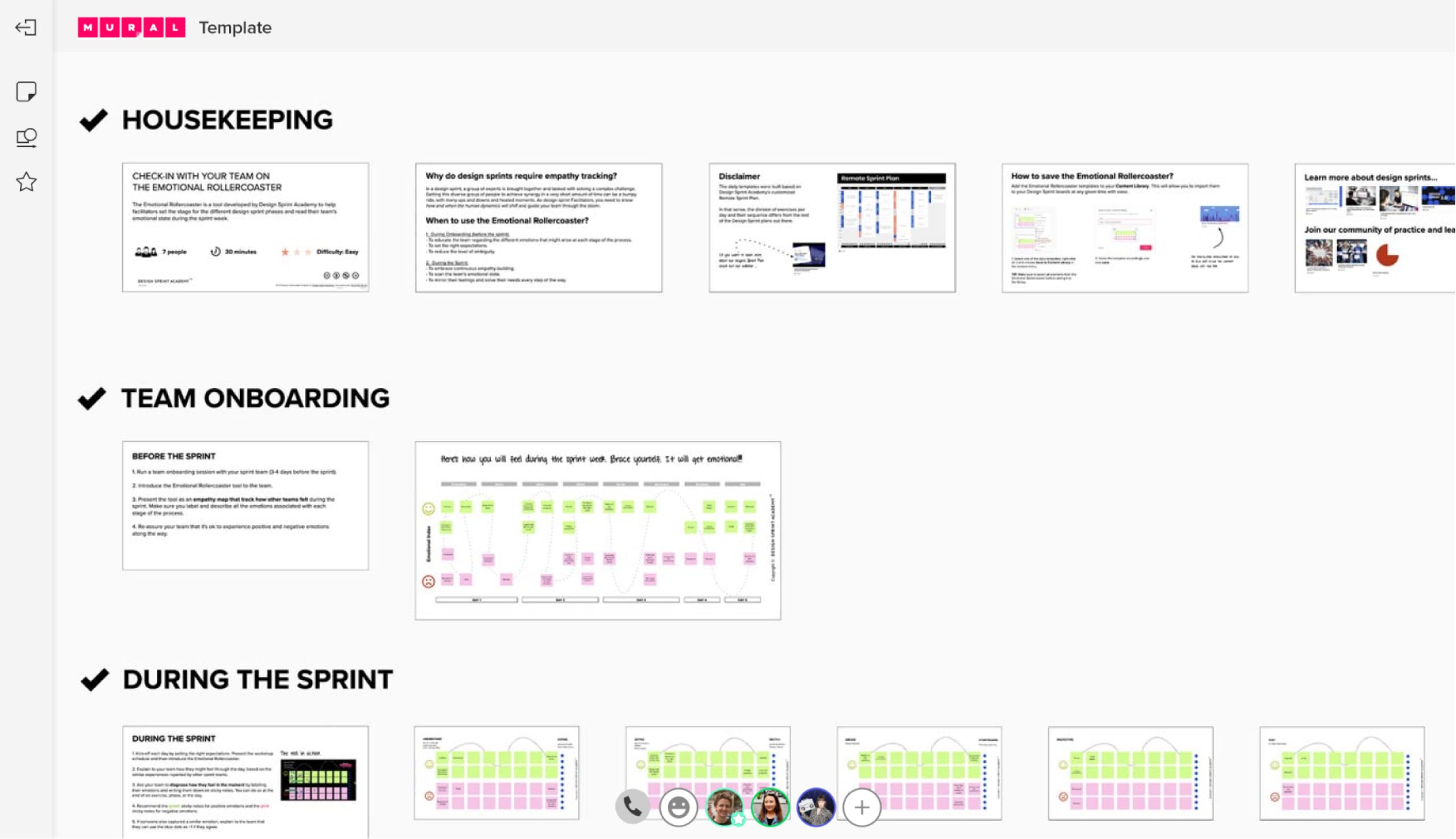 Team Wellbeing and Emotions Check-in Template | MURAL