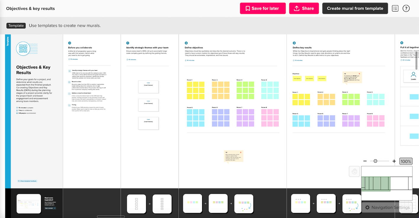 Objectives and Key Results Template | MURAL