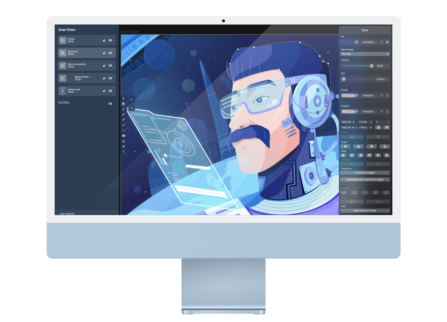 Vectornator Apple Uran Chen