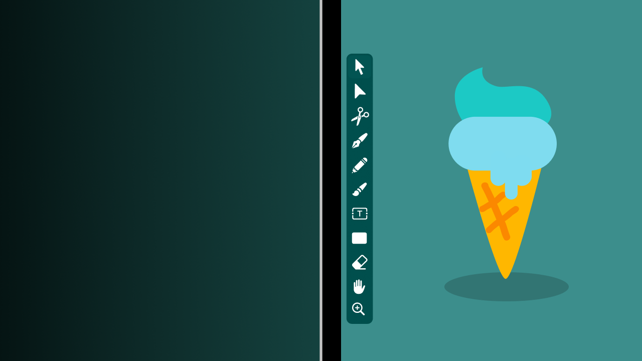 how to design an icon on iPad