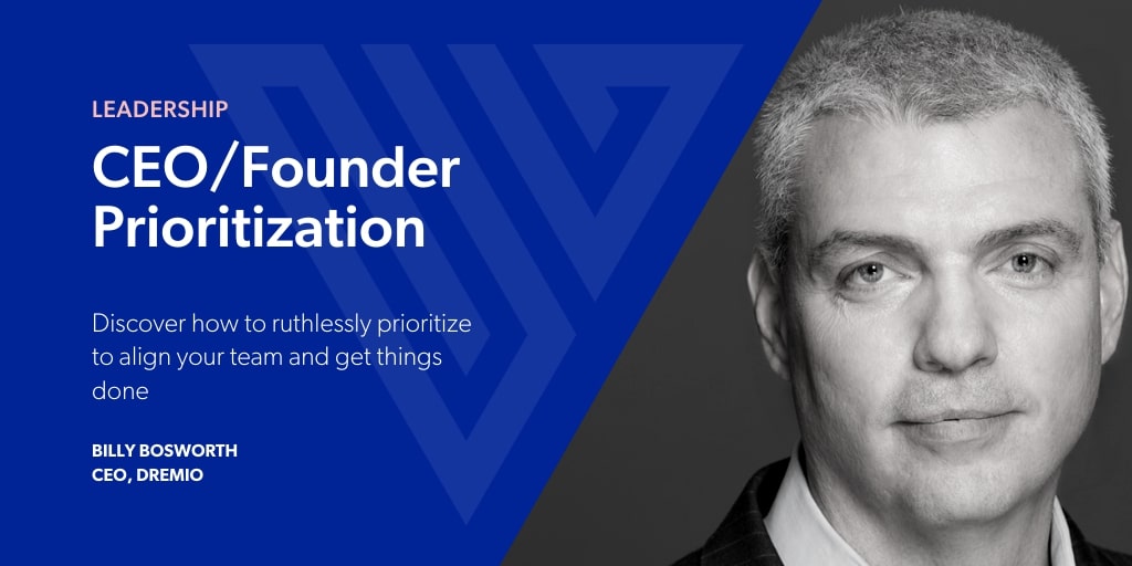 CEO/Founder Prioritization