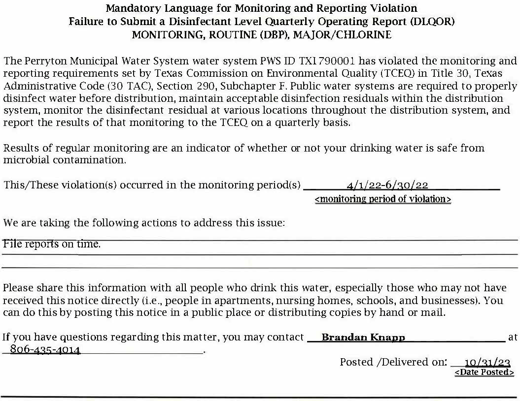 City of Perryton, Texas