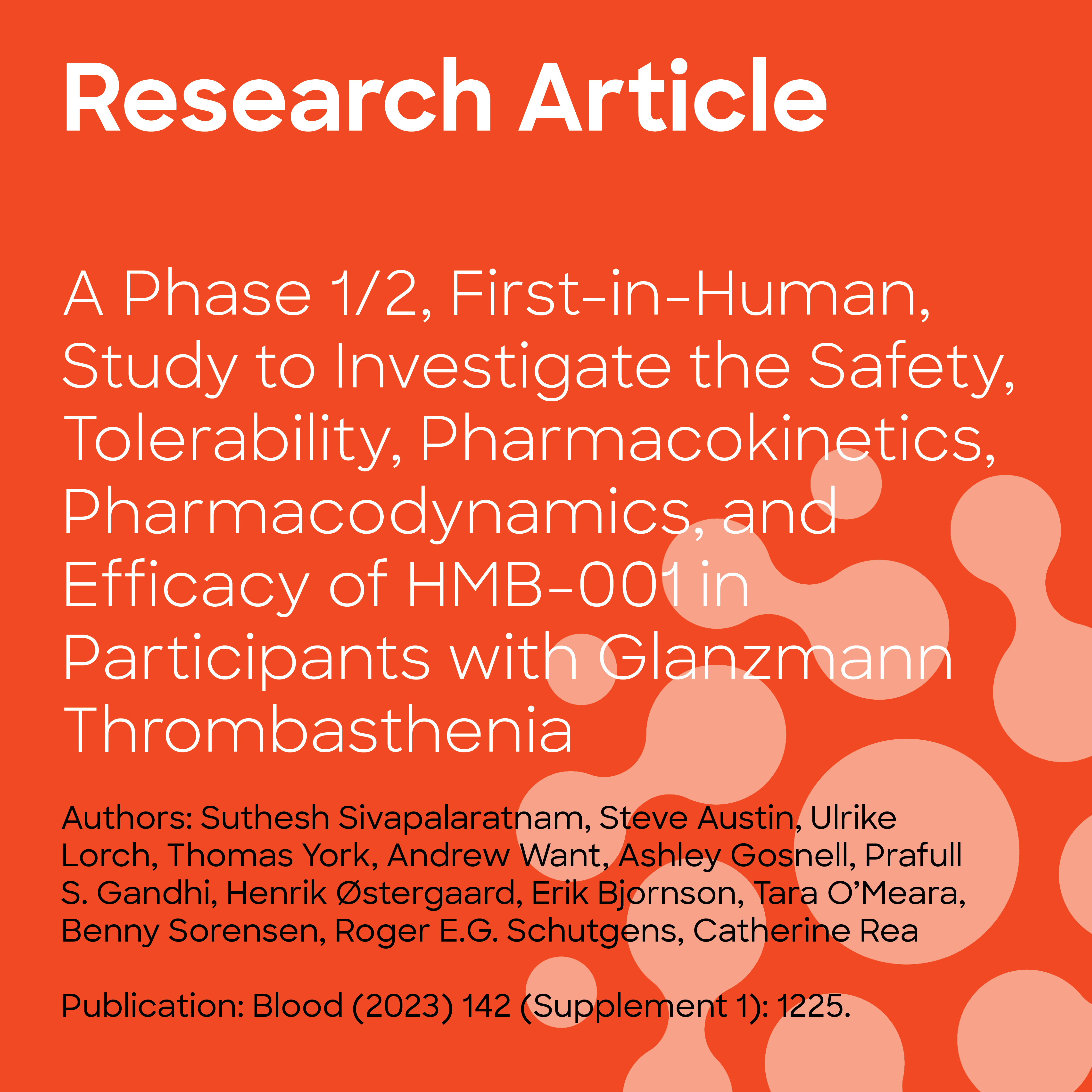 A Phase 1/2, First-in-Human, Study to Investigate the Safety ...
