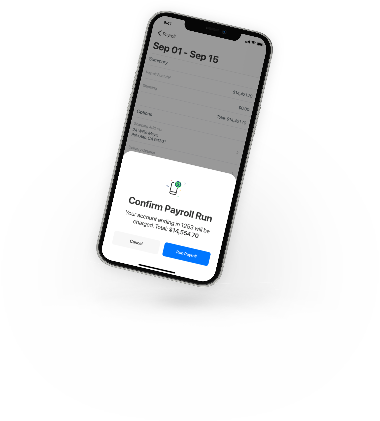 Run payroll in seconds with hourly payroll software