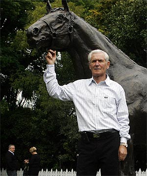 Sir Patrick Hogan with horse