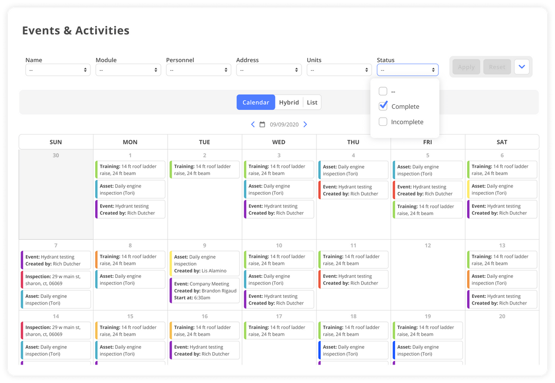 First Due | Fire Department Events & Activities Software