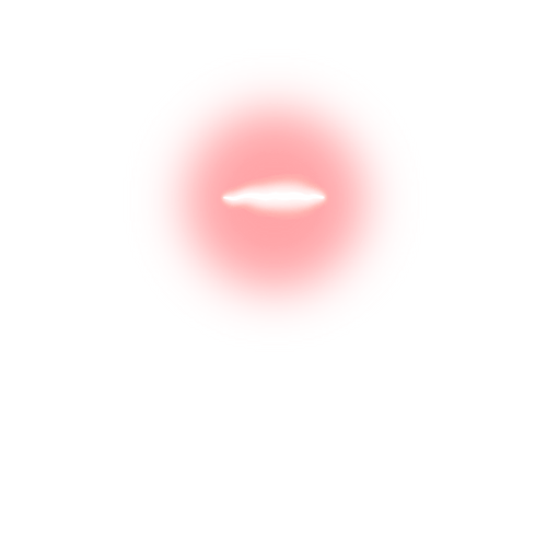 A flickering Red Lightbulb