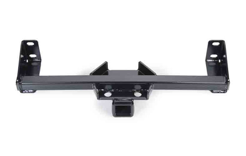 Image of the rear hitch receiver on a white background.