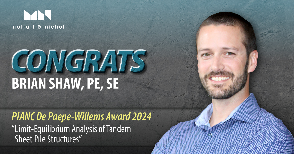 Brian Shaw Receives PIANC De Paepe-Willems Award