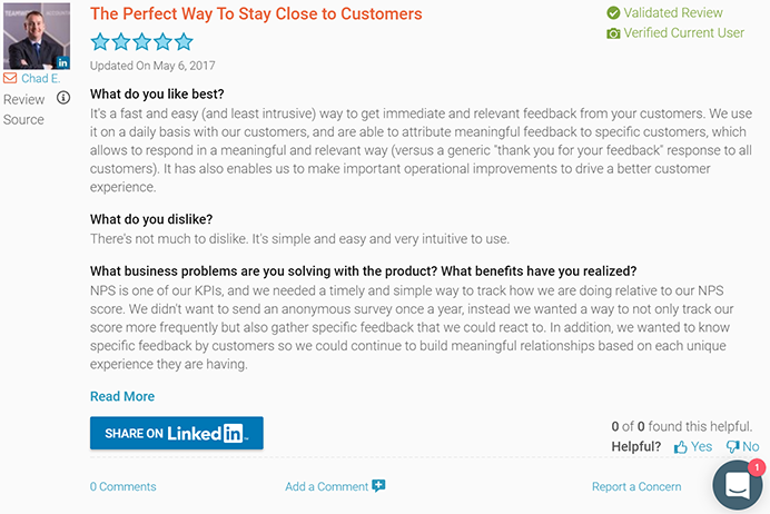 AskNicely on G2Crowd